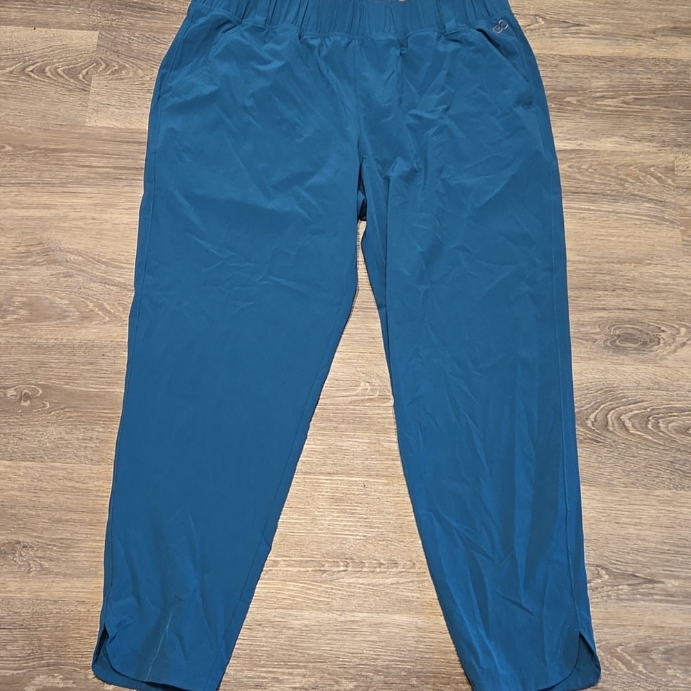 Calia teal workout pants sz large